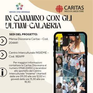 in cammino con gli ultimi calabria