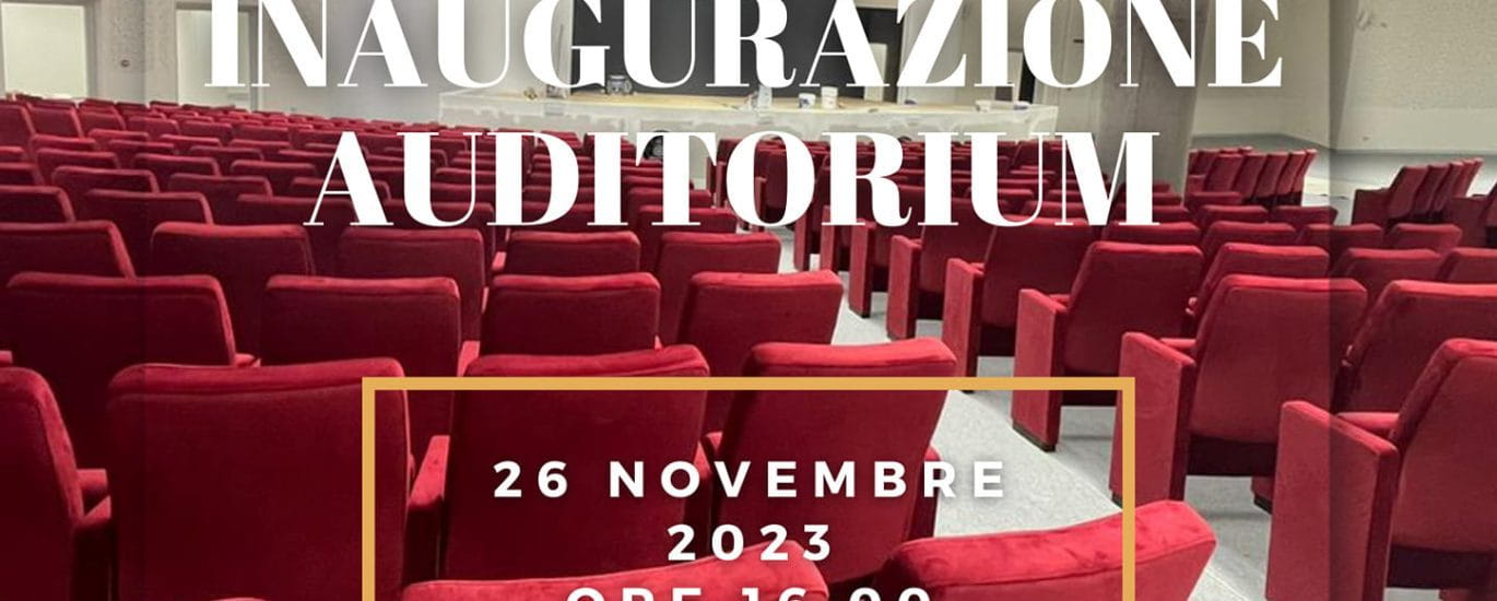 inaugurazione auditorium
