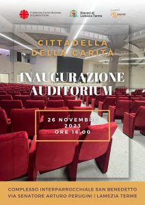 inaugurazione auditorium