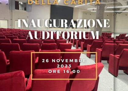 inaugurazione auditorium